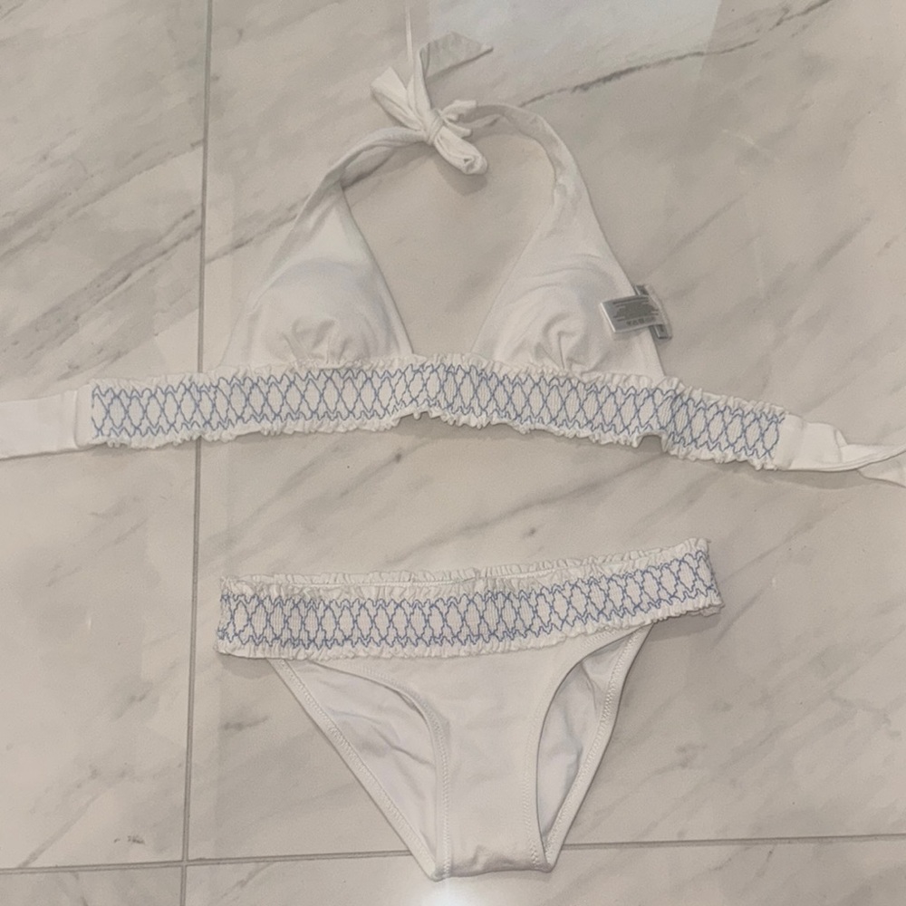 Heidi Klein White Bikini Bottom